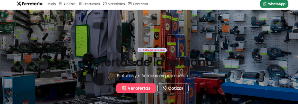 Vista previa del proyecto Ferretería Central